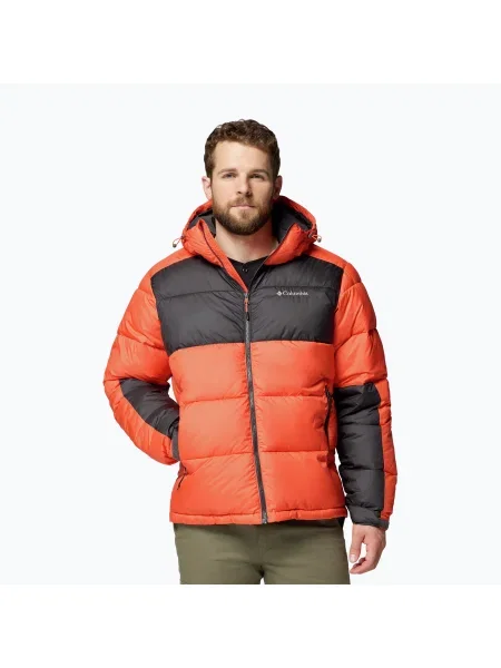 Geacă izolată pentru bărbați Columbia Pike Lake II Hooded zing/shark