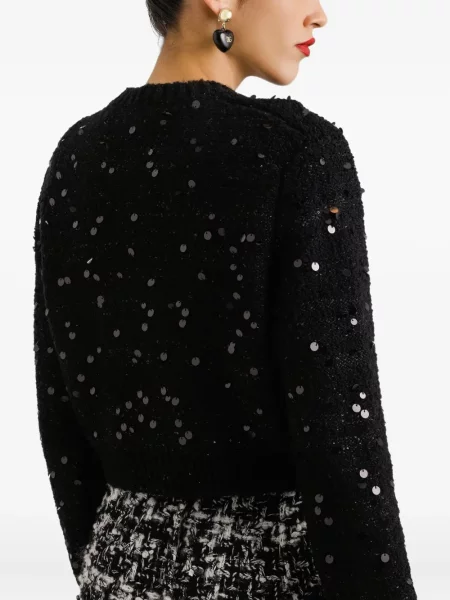Cardigan Dolce & Gabbana cu paiete negru