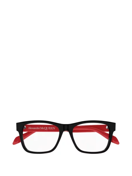 Ochelari de soare pătrați Alexander Mcqueen negru