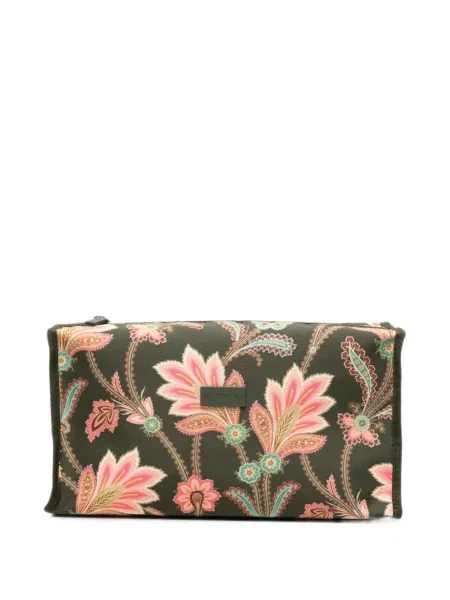 Geantă Etro cu model floral cu imagine verde