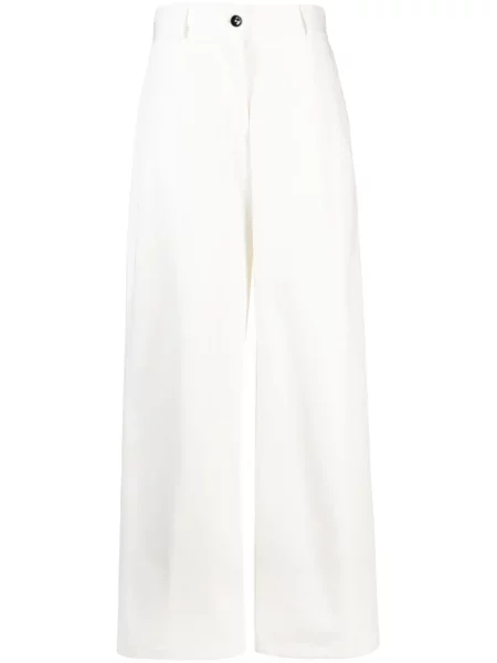 Pantaloni Jil Sander alb