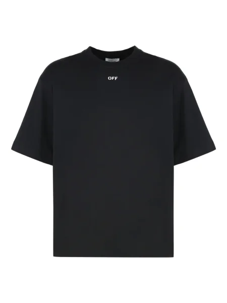 Tricou Off-white cu decolteu rotund alb