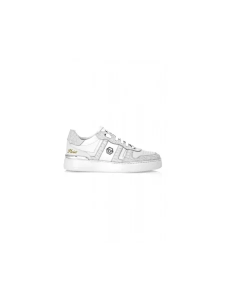 Sneakersy Philipp Plein skórzane białe