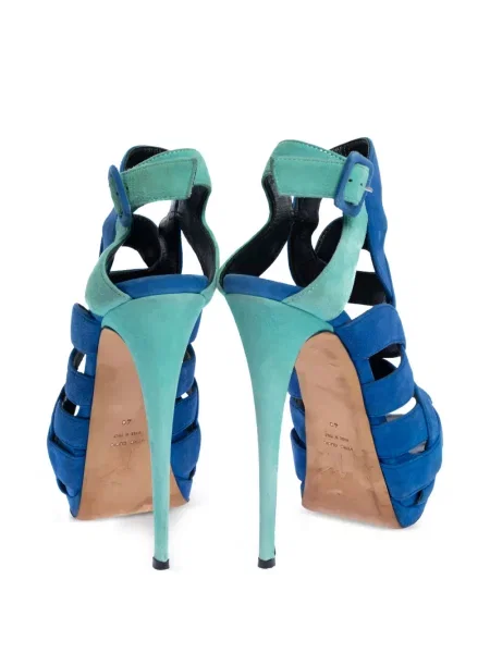 Retro sandály Giuseppe Zanotti Vintage na ramínka modré