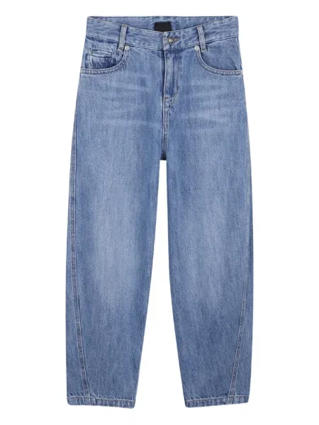 Jeansy straight leg dziecięce Givenchy niebieskie