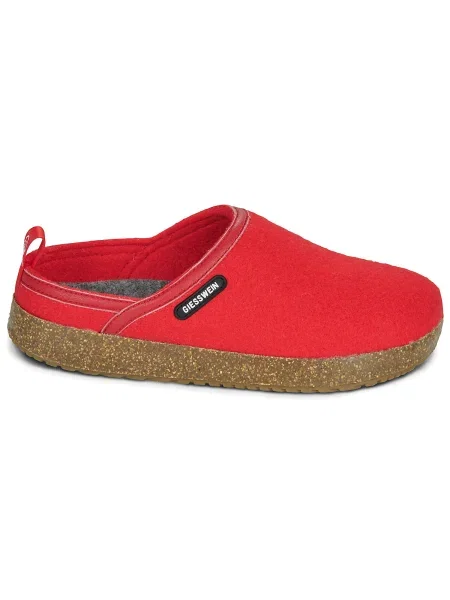 Pantofi Giesswein de lână roșu