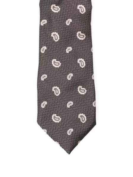 Cravată Zegna de mătase gri