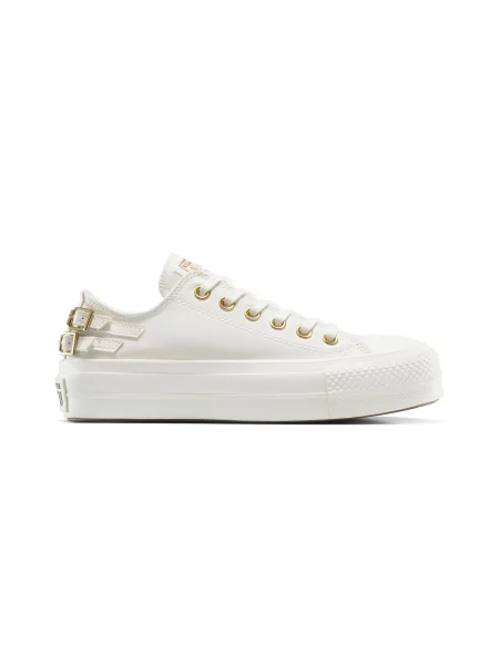 Converse Chuck Taylor All Star Lift Platform Buckle Kobiety Buty sportowe Converse Size: 6 biały