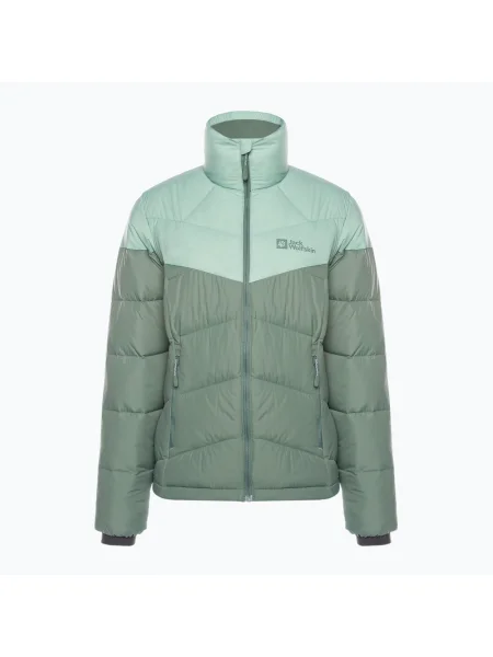 Jack Wolfskin дамско пухено яке Herzberg Down green зелено