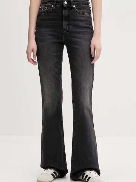 Tommy Jeans Traperice SYLVIA traper crni