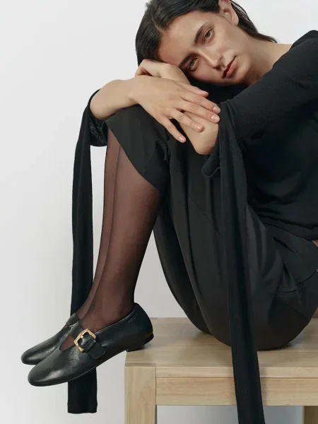 Vagabond Shoemakers балеринки от кожа ALEYA черно