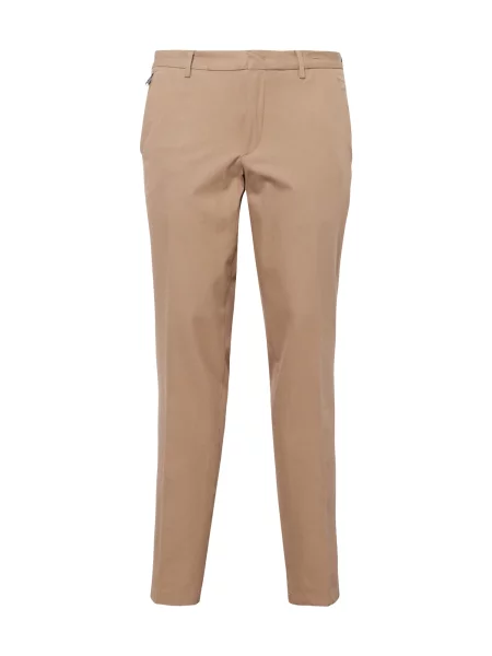 BOSS Black Chino nohavice Kaito tmavobéžová čierna