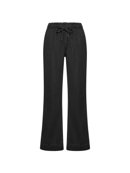 Pantaloni Deha din lyocell negru