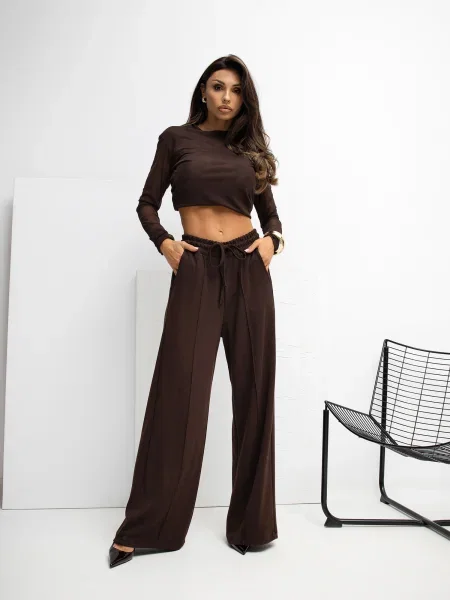 Pantaloni sport Rue Paris maro