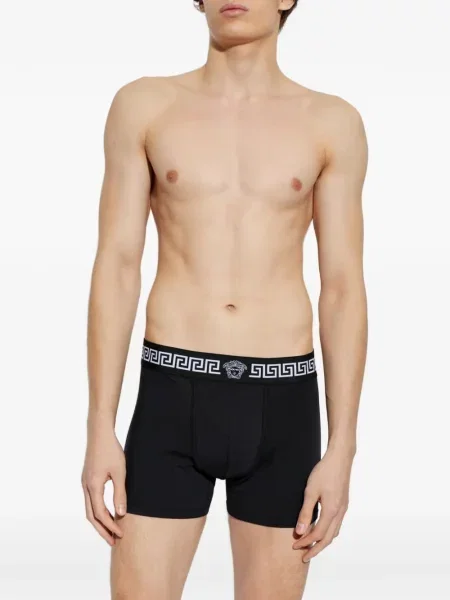 Boxeri Versace cu autograf negru