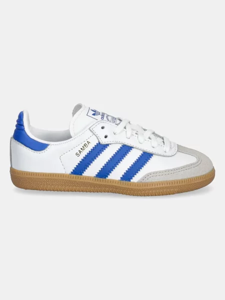Adidas Originals kožené sneakers boty SAMBA OG modré