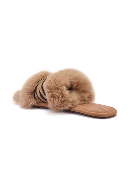 Australia Luxe Collective Pantofle MUCHAS šedobéžová
