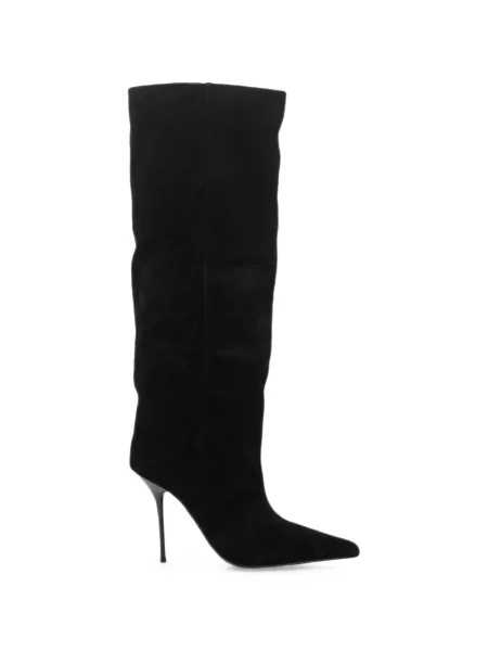 Botine Jeffrey Campbell din piele de căprioară negru