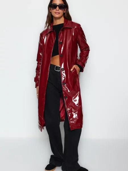 Trenci Trendyol bordo