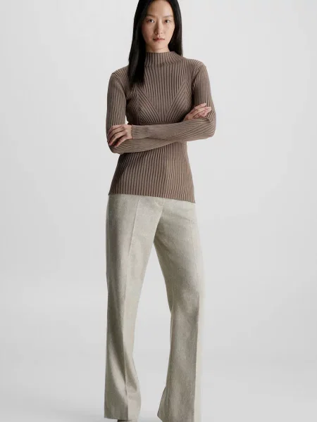 Гольф водолазка Calvin Klein коричнева