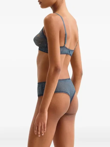 Sutien Eres din dantelă albastru