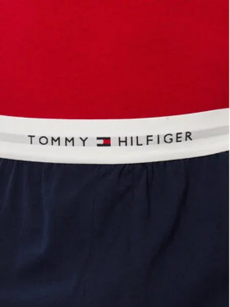 Tommy Hilfiger Underwear Duga pidžama crvena crna
