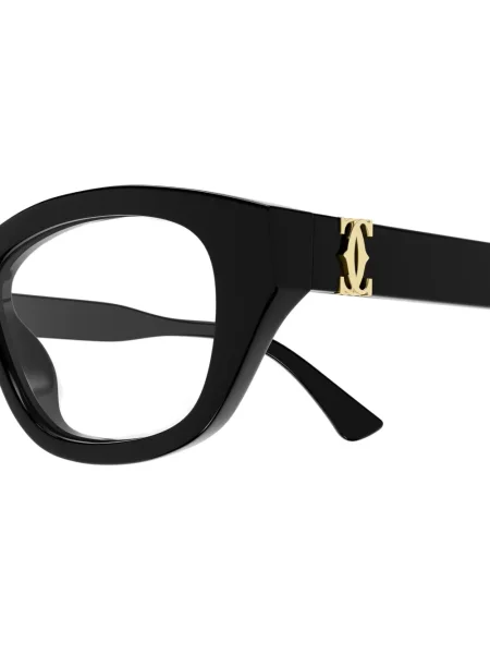 Sunčane naočale Cartier Eyewear s autogramom crna