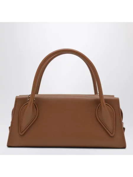 Torebka crossbody Christian Louboutin skórzana brązowa