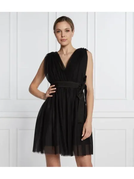 Pinko Rochie TULLE AND CADY negru