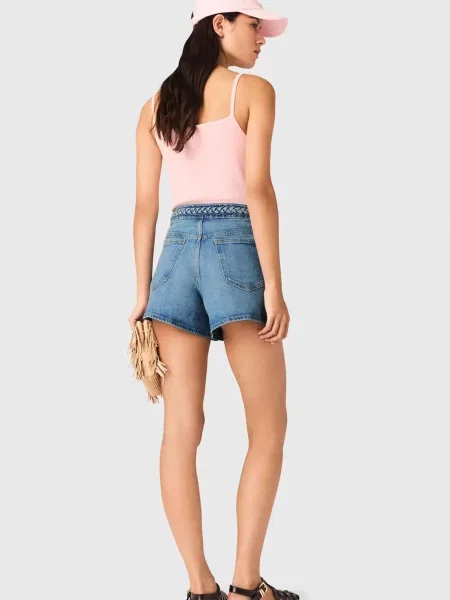 Джинсові шорти Maje блакитні