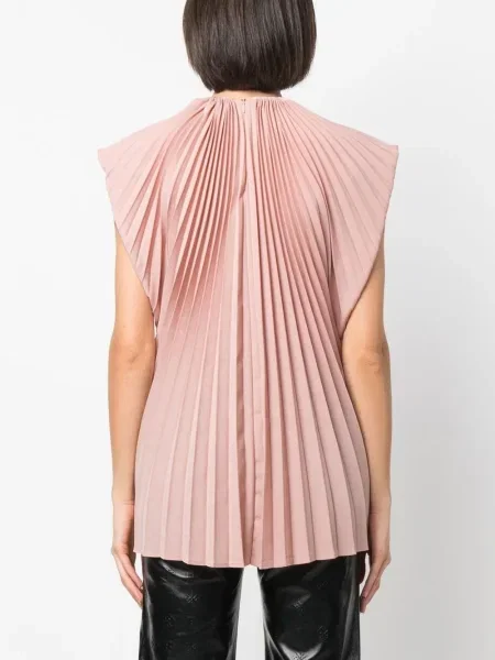 Top Colville plisat roz