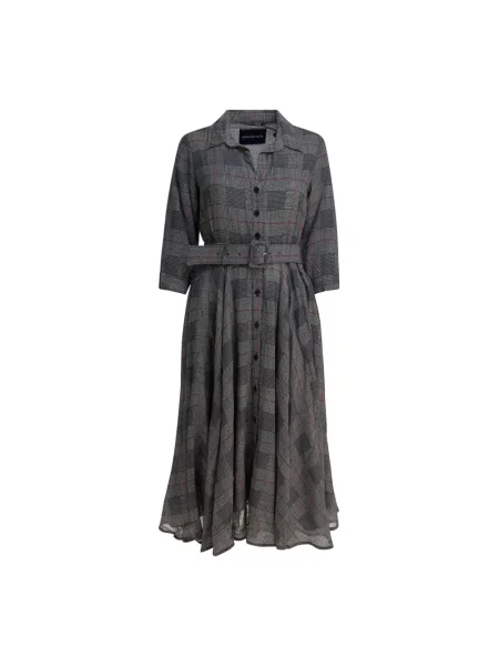 Sukienka Samantha Sung wełniana szara