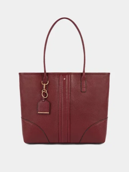 Кожаная сумка Geox бордовая