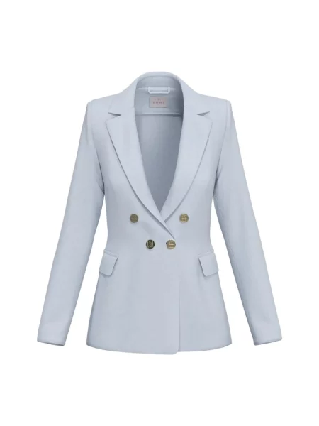 Marynarka Emme Di Marella z dżerseju niebieska