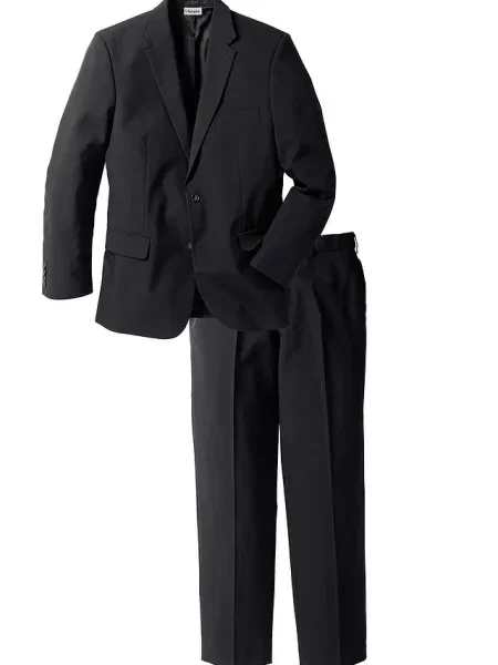 Garnitur komplet regular fit czarny