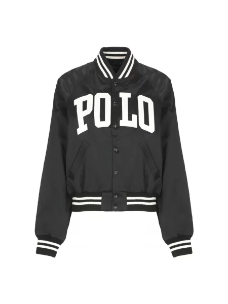 Polo Ralph Lauren kurtka bomber przejściowa oversize czarny