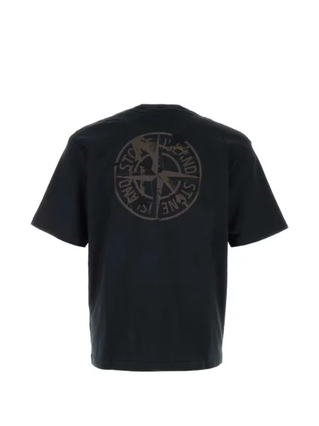 Tricou Stone Island cu imagine albastru