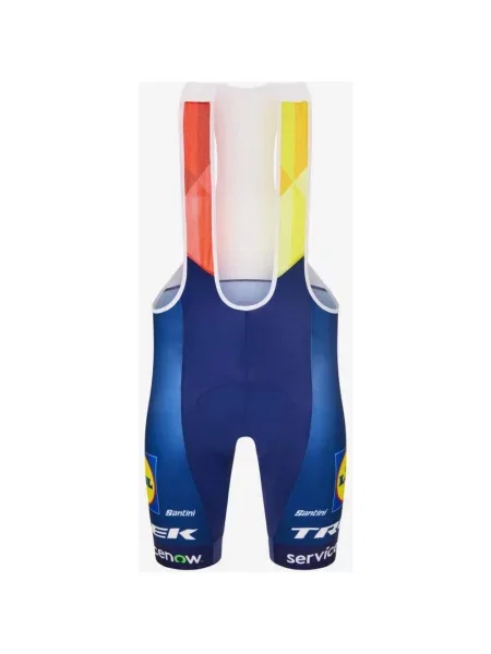 Spodenki rowerowe Lidl-Trek Fan Line niebieskie żółte XS czerwone