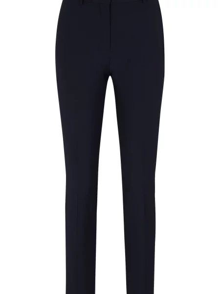 BOSS Pantaloni cu dungă TILUNAH bleumarin