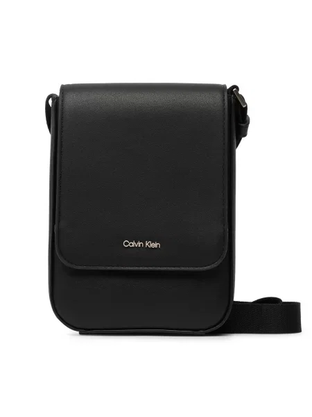 Calvin Klein Torbica za okrog pasu Raised Phone Crossbody črna