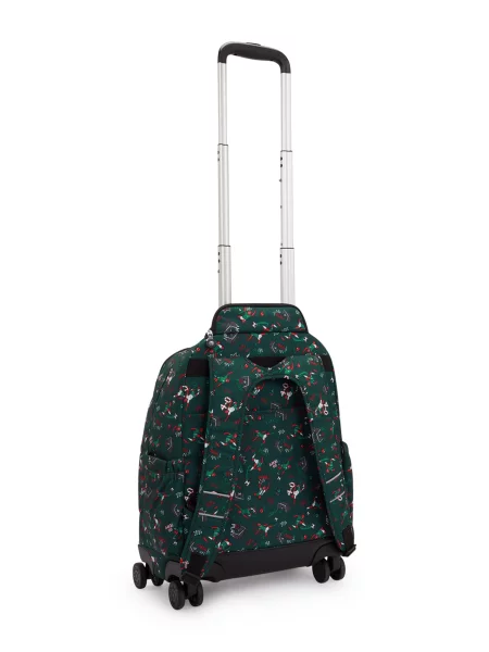 KIPLING Batoh New Zea tmavozelená ružová