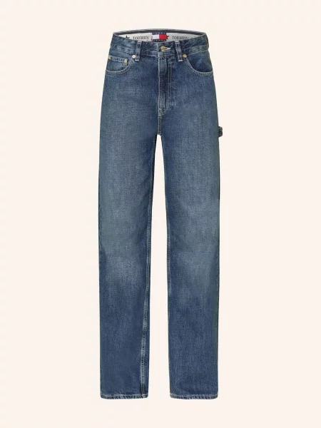 Tommy Jeans jeansy high waist granatowe