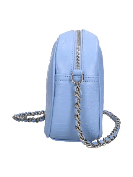 Torebka crossbody Gaëlle Paris skórzana niebieska