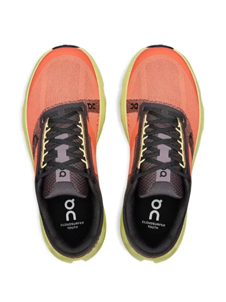 Buty do biegania dziecięce On Running pomarańczowe