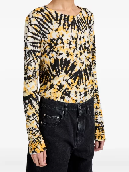 Top Proenza Schouler lung galben