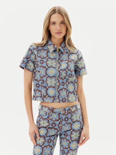 Wrangler cămașă de blugi albastru