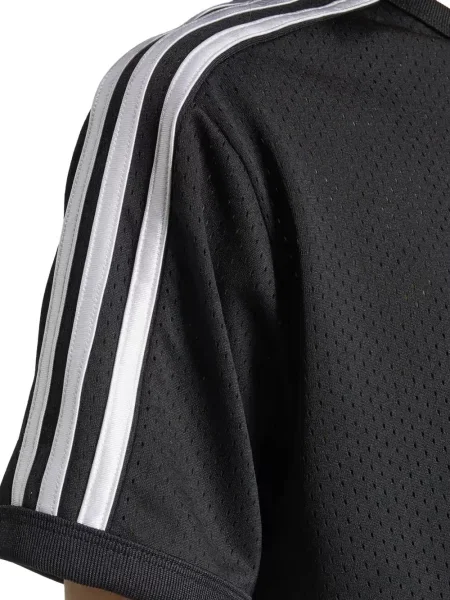 Tricou Adidas cu broderie plasă negru