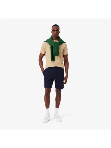 Lacoste Szorty Polarowe O Regularnym Kroju niebieski