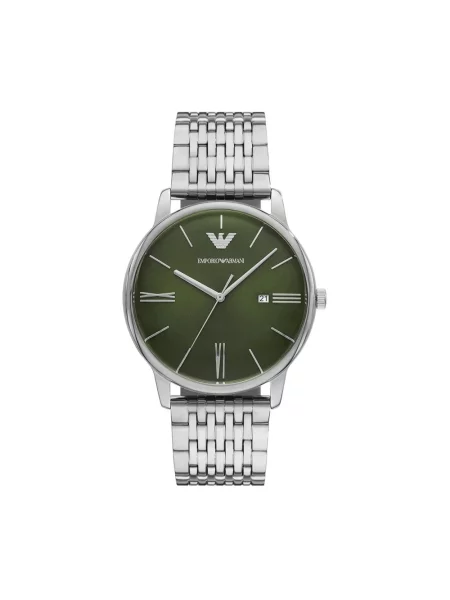Emporio Armani zegarek damski srebrny szary