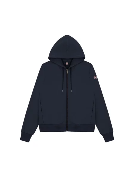 Sweter Colmar z kapturem niebieski